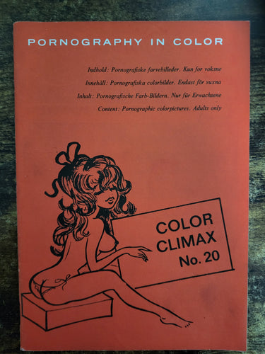 Color Climax Magazine No 20.. European Hardcore.. Small Format